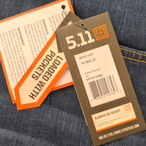 Men's 5.11 Tactical Jeans - Picture 4 of 4